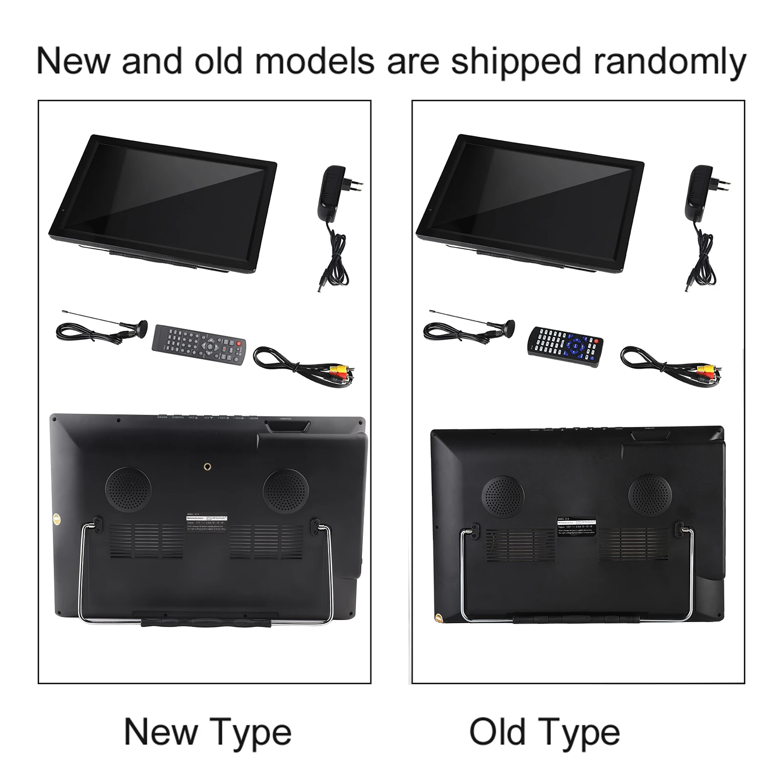 LEADSTAR D14 HD TV 14 дюймов D-T/T2 A TV/UHF/VHF портативный цифровой телевизор