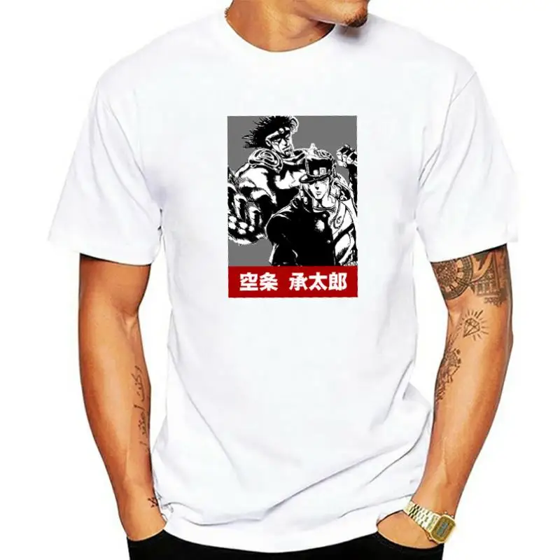 Cool Jojo Bizarre Adventure T-Shirt Kawaii Harajuku Manga Short-sleev Tops Women Men Summer Casual Tee XS-4XL