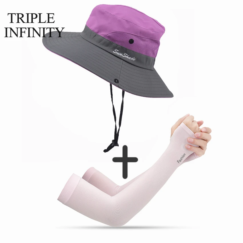 Fashion Summer Large Bucket Hat Women 
