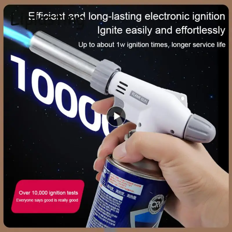 

1300℃ Cassette Flame Torch Firm Ignition Gun Resistant High Temperature Adjustable Flame Head Flame Gun Kitchen Baking Tools