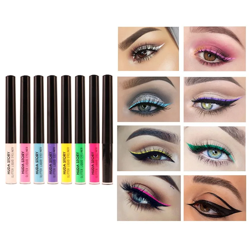 

Multi-color Eyeliner Pencil Does Not Smudge Waterproof Sweatproof Long Lasting Color Eyeliner