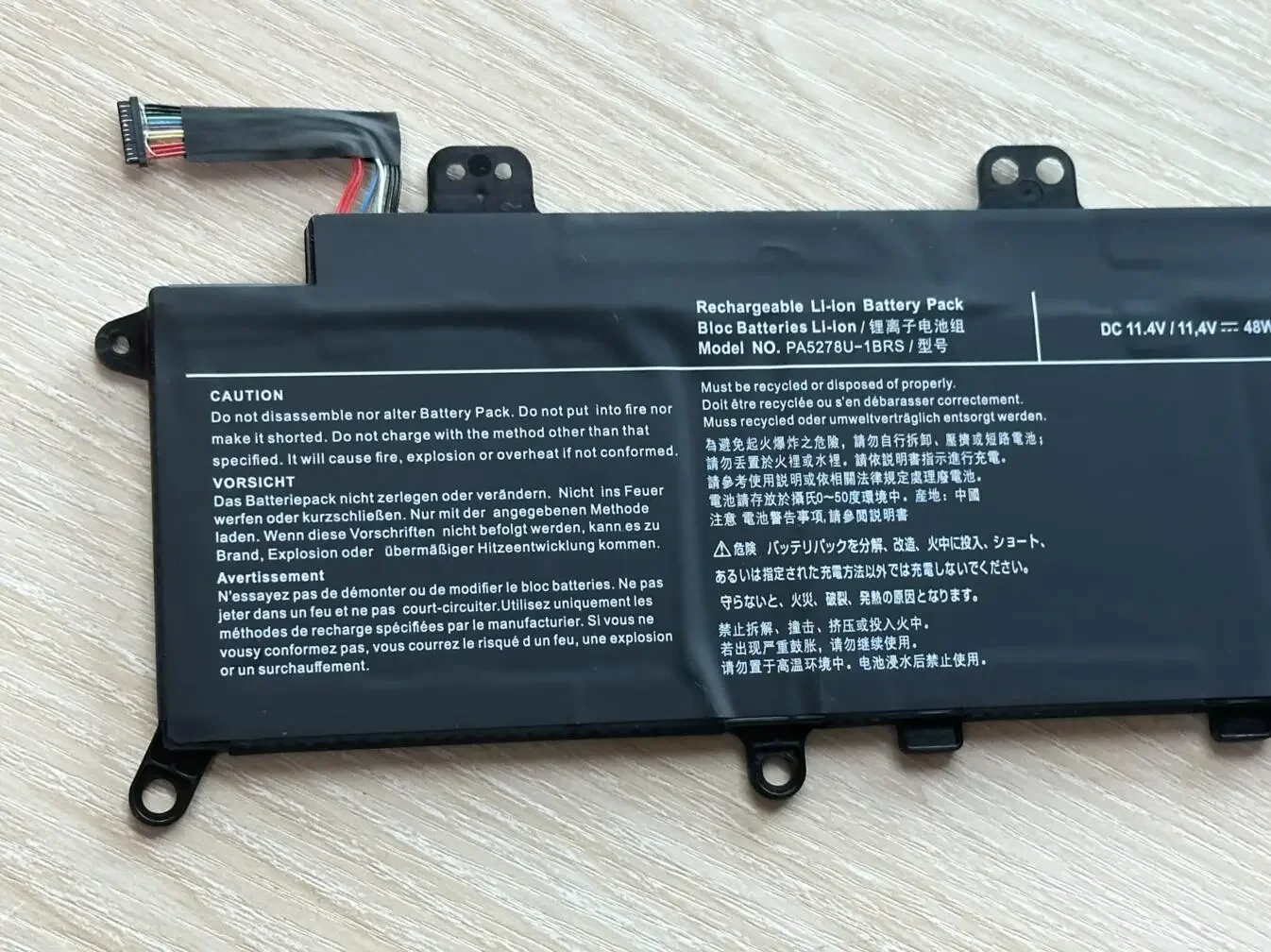 PA5278U-1BRS Аккумулятор для ноутбука Toshiba Tecra X40-D-145 Portege X30-D-11U X40 X30-D X30-D-123-D PA5278 PA5278U 11 4 В 48