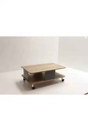 

Modern lux Oval Edge Medium Coffee table With Wheels for Lux Alaska-Blue coffe table