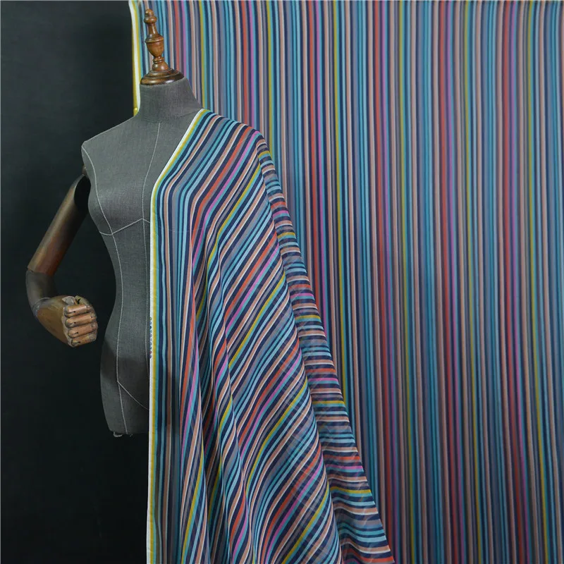 

Жаккардовая шелковая ткань с узором, ширина 110 см, 17,5 Momme, хлопок, шелк тутового шелкопряда, мягкая ткань для платьев, шарфов, рубашек