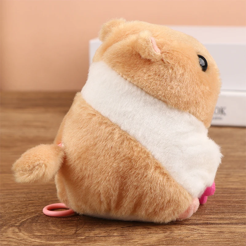 

1PC Plush Stuffed Animal tail Wagging Rabbit Hamster Doll Toy Pull String Tail Bunny Animal Doll Toy For Children Kids Gifts
