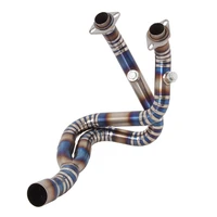 for cfmoto clx 700 clx700 2020 2022 2021 motorcycle exhaust system head pipe removable db killer 51mm titanium alloy