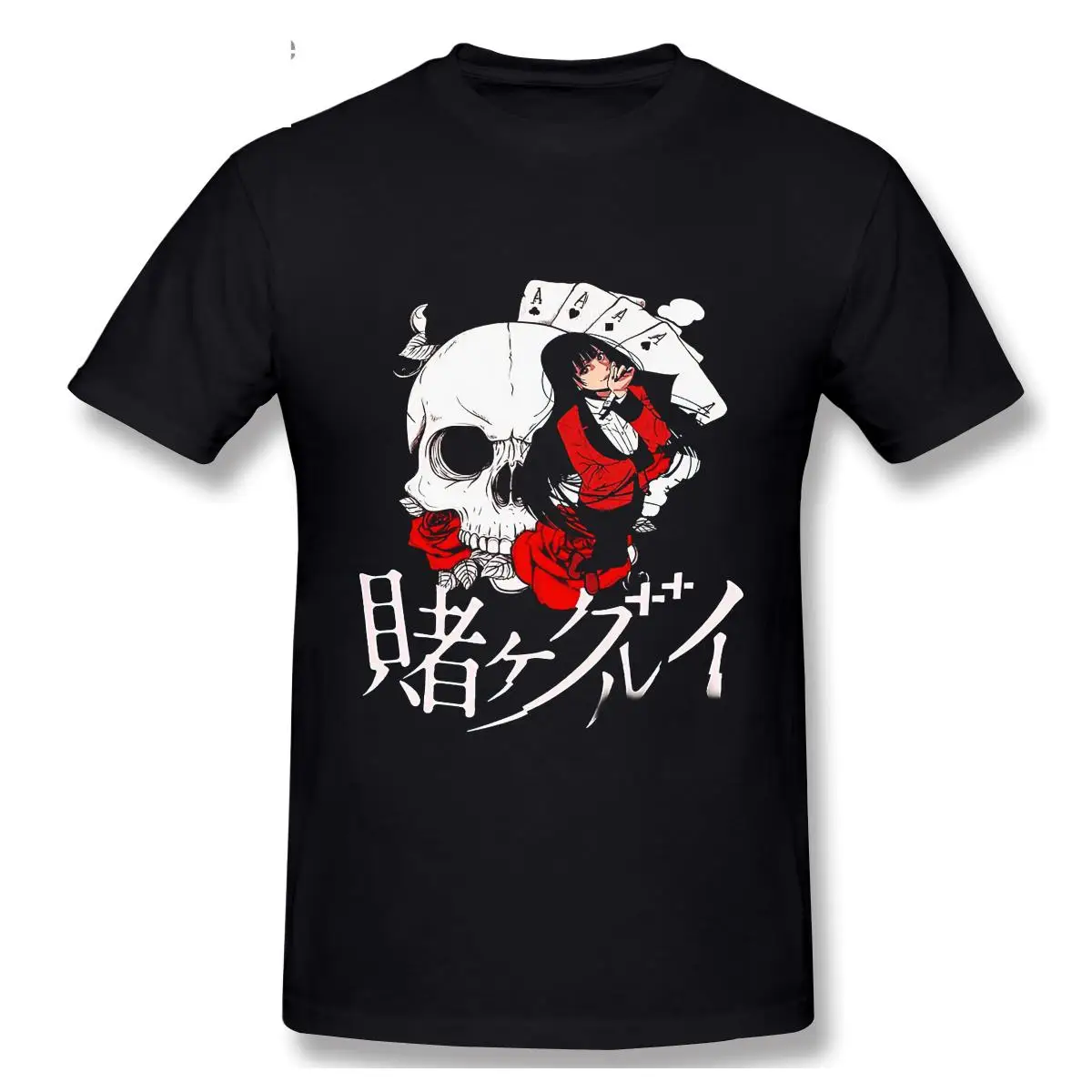 

Компульсивный геймпад Yumeko Jabami Kakegurui аниме футболка для мужчин Топ с коротким рукавом футболка из хлопка с круглым вырезом