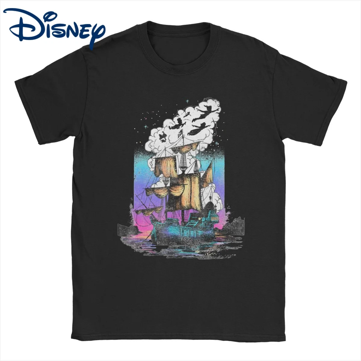 

Футболка Мужская/женская с рисунком пиратского корабля Питера Пэна