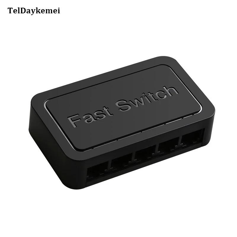 Высокоскоростной мини-коммутатор сетевой с 5 портами 100 Мбит/с - купить по