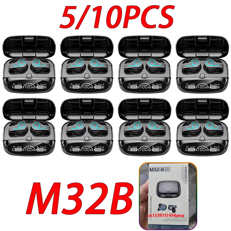 

TWS-наушники M32B с поддержкой Bluetooth, 5/10 шт.