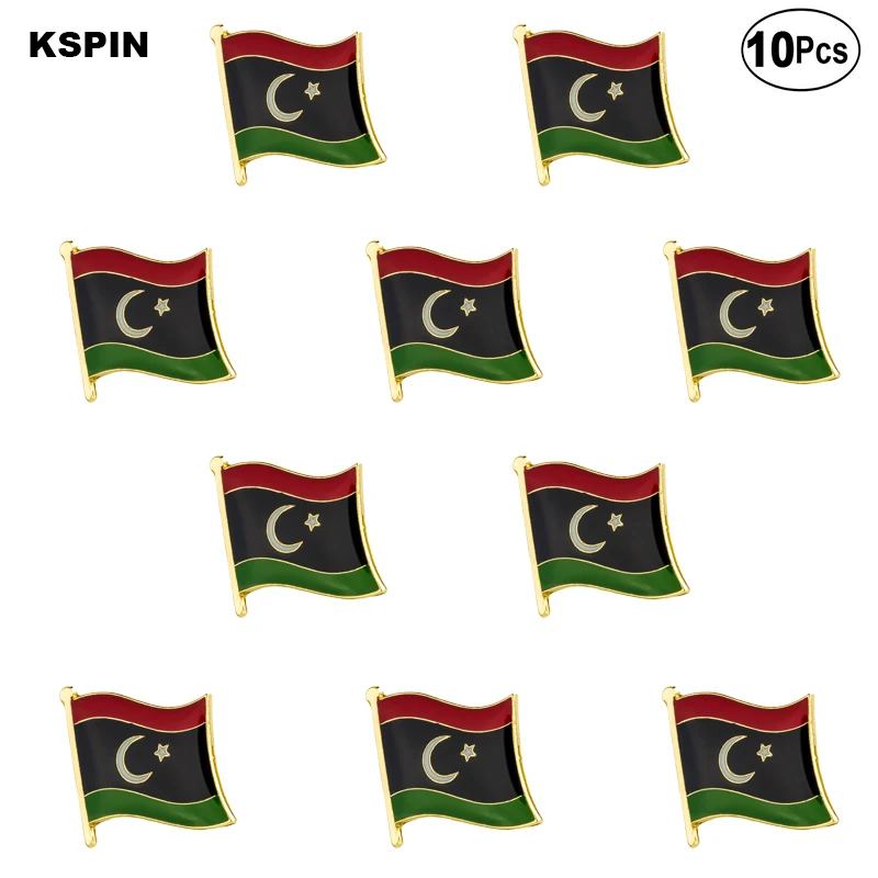 

Libya Lapel Pin Flag badge Brooch Pins Badges 10Pcs a Lot