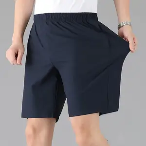 Image for High-Waist Elastic Waistband Men Shorts Zipper Poc 