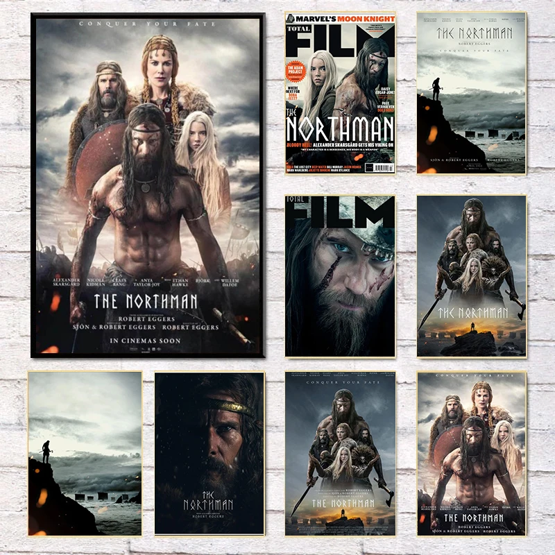 Новинка 2022, Лидер продаж, новинка, Подарочная ТВ-серия The Northman, Картина на холсте, плакат, принты, настенное искусство для дома, гостиной, Декор, эстетика