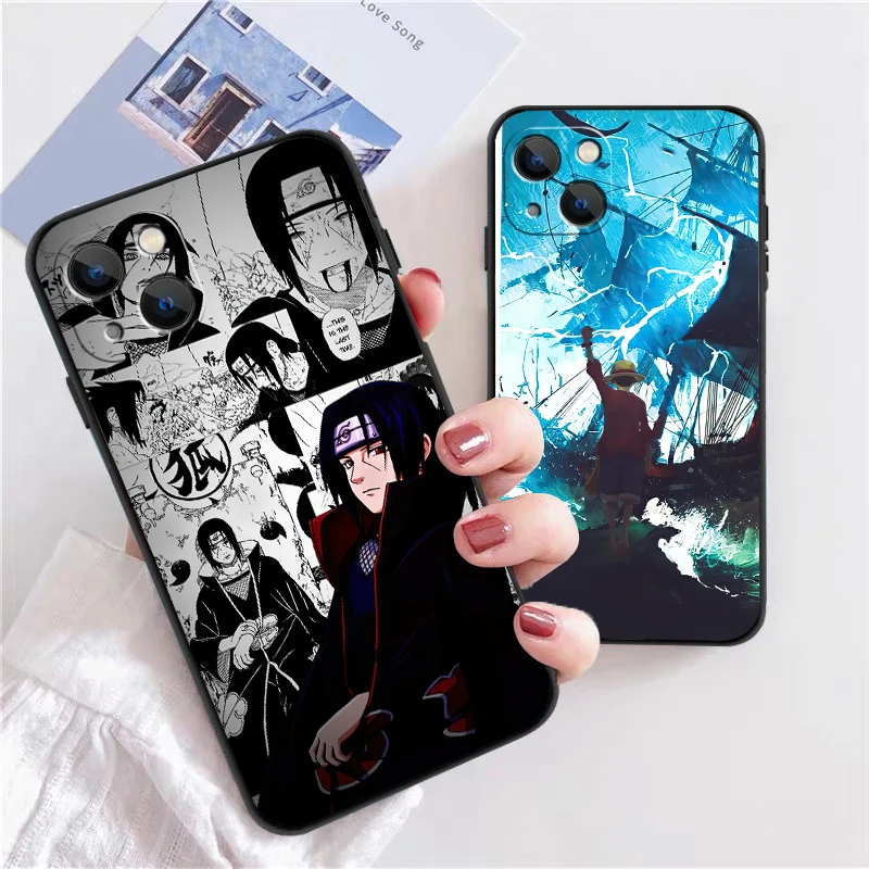 

NARUTO Anime Phone Cases For iPhone 11 Pro 12 13 MAX 6 6S 7 8 Plus XS 12 13 Mini X XR SE 2020 New Silicone Back Cover Fanda