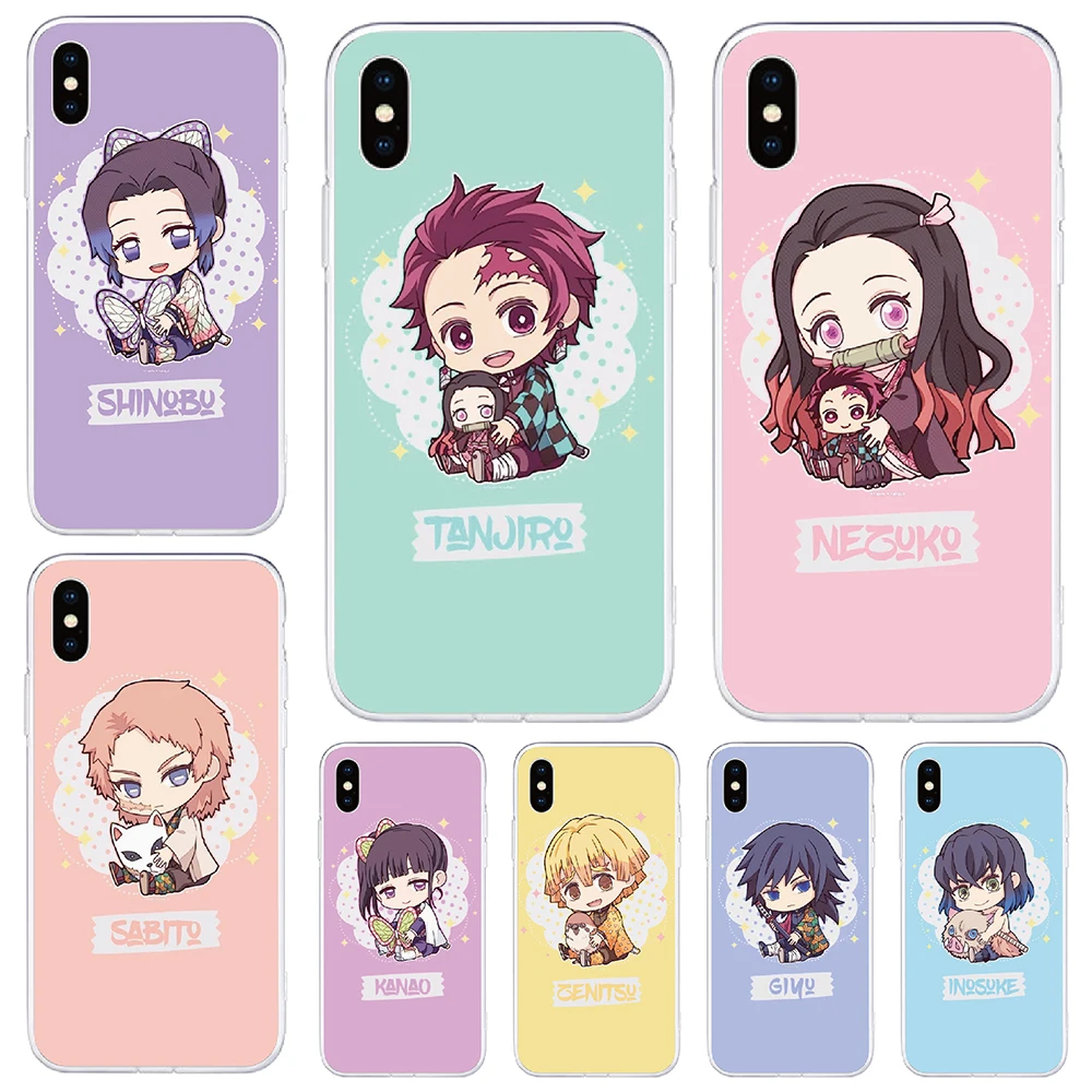 

For LG K71 K50S K40S K51S K41S K42 K51 K22 K52 K62 K61 K40 Silicone Case Demon Slayer Soft TPU Phone Cover Protective
