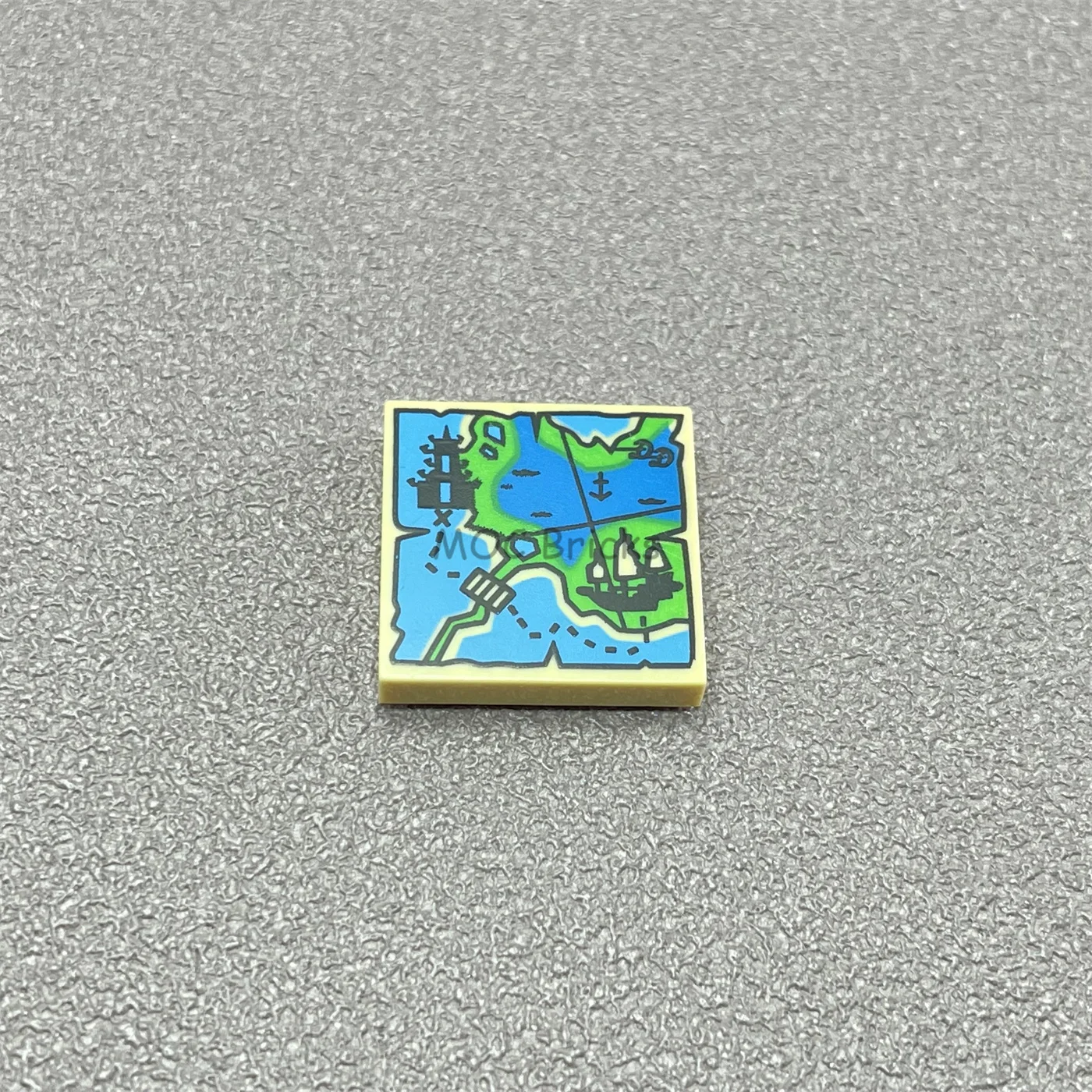 20 шт./лот MOC brick Карта сокровищ плитка 2X2 конструктор Discover The World совместимый с