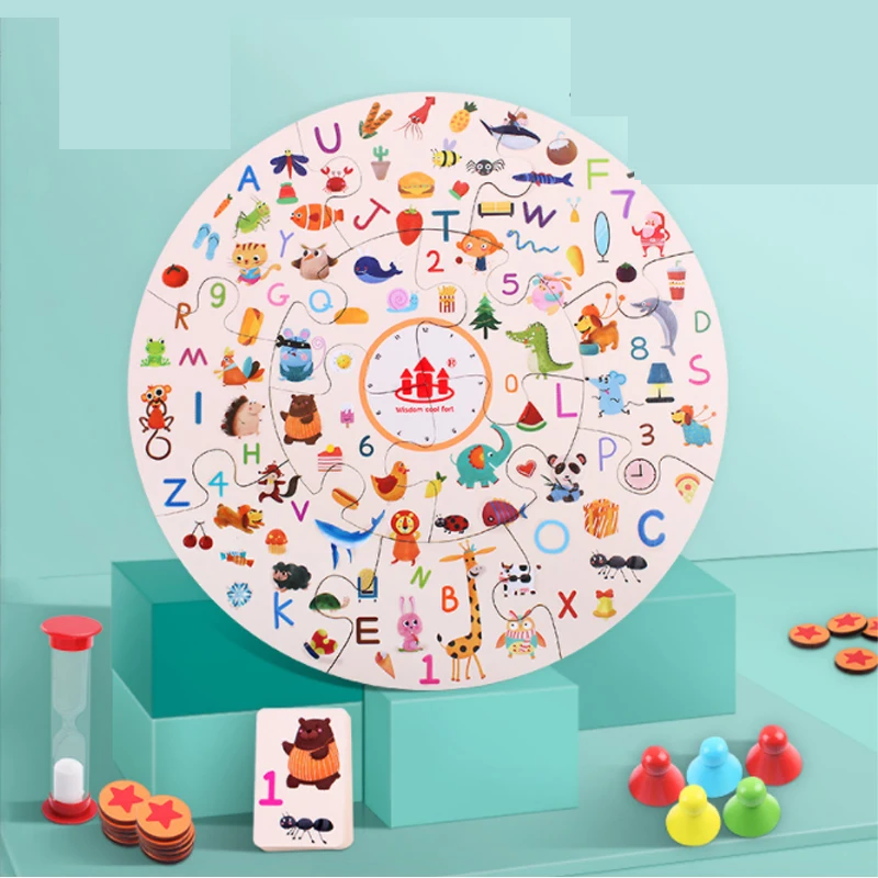 

Children Puzzle Parent-child Interactive Board Game To Find A Picture Of The Little Detective Early Education Puzzle