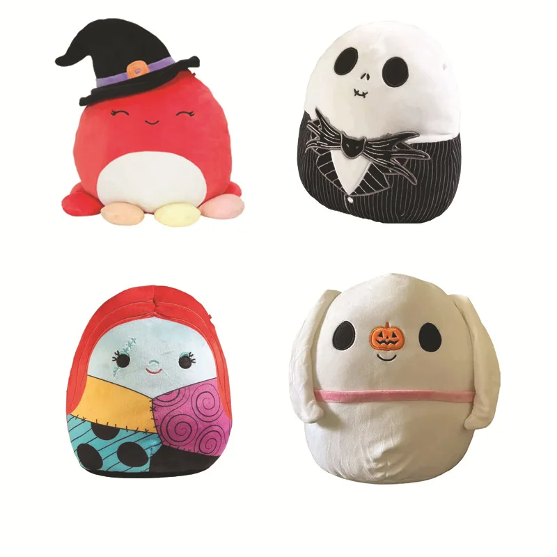 

20CM Horror Pillow Soft Skull Pillow Ghost Cushion Sofa Office Decorations for Halloween Party Kids Birthyday Gift