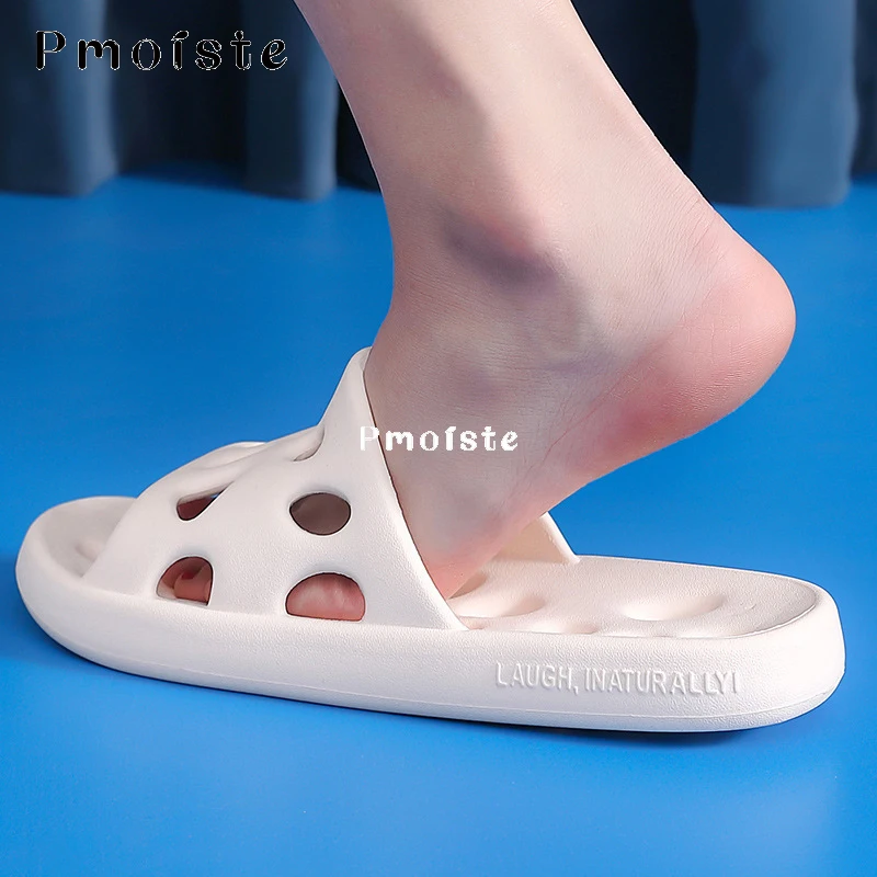 Women's Slippers for Home Summer Soft EVA Slipper Comfortable Bathroom Platform Shoes Women's Sandals Comfortable Non-slip Slide