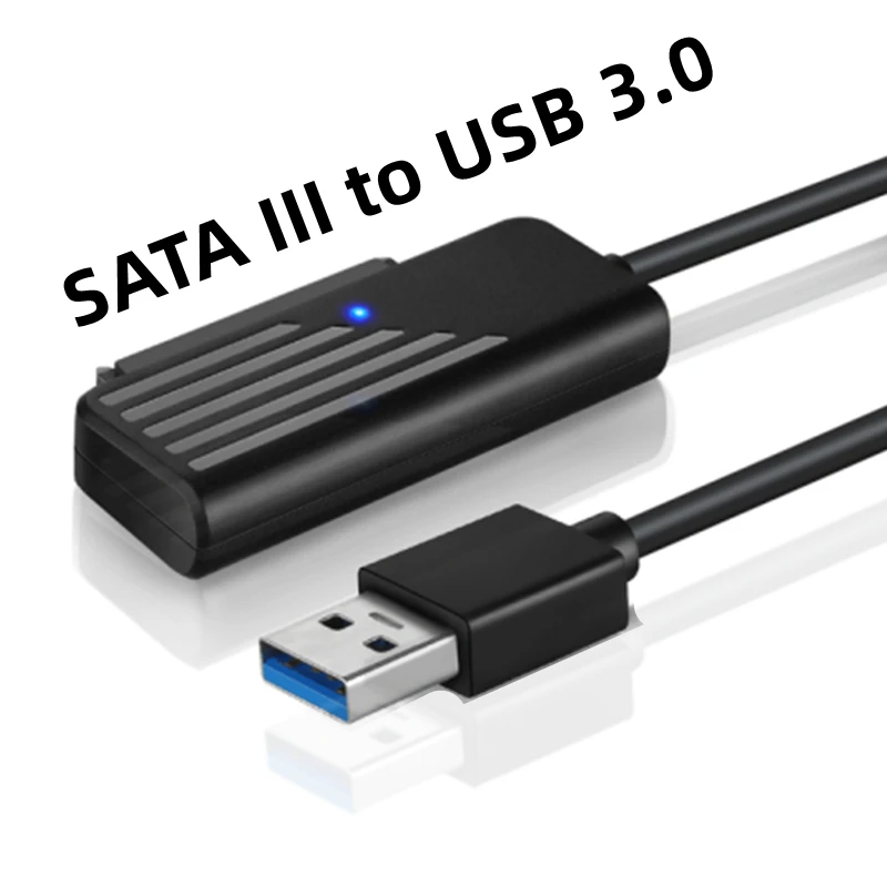 

Адаптер SATA-USB 3,0, кабель Type C-SATA III, 5 Гбит/с