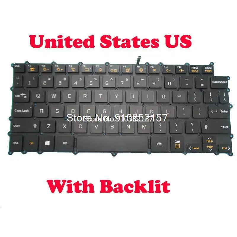 Клавиатура США JP KR BR TW PO SP с подсветкой для LG 13Z990 13Z990-G 13Z990-V LG13Z99 13ZD990 13ZD990-G 13ZD990-V 14T90N