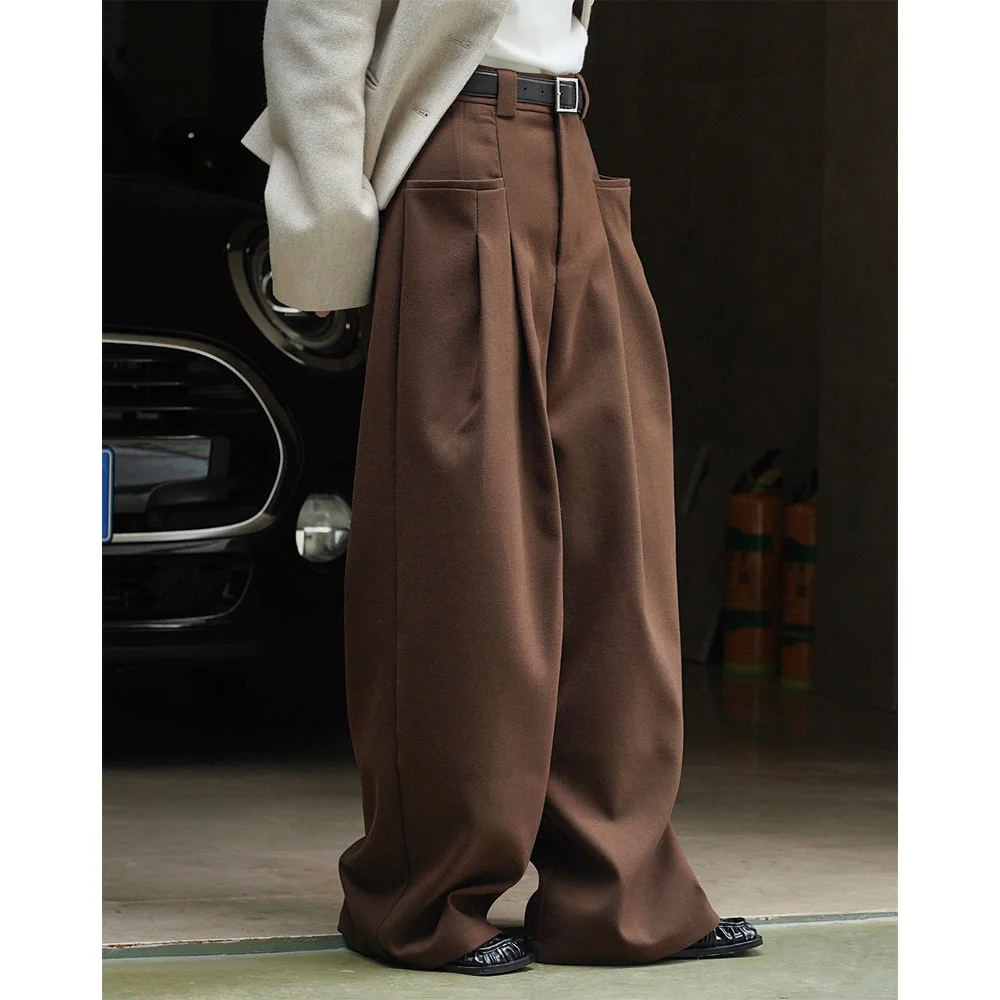 

Women's Black Dress Pants High Waist Wide Leg Flowy Palazzo Pants Browm White Trousers