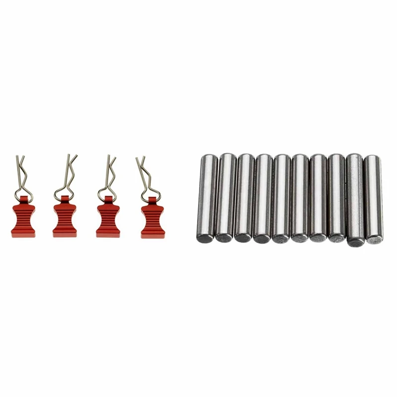 

2 комплекта радиоуправляемых запчастей для автомобиля: 1 комплект R-образных кузовов зажимы для корпуса с алюминиевым креплением и 1 комплек...