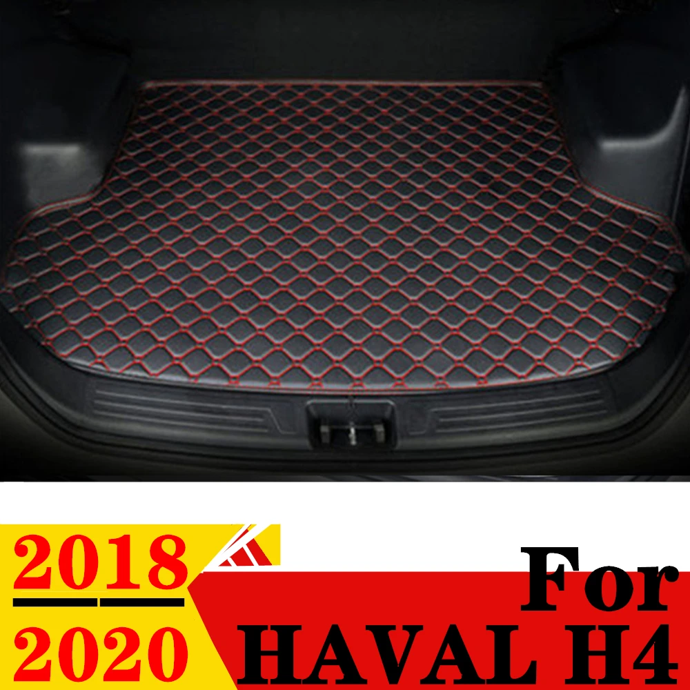 

Коврик для багажника автомобиля для Haval H4 2018 2019 2020 плоский боковой водонепроницаемый задний грузовой коврик аксессуары для багажника