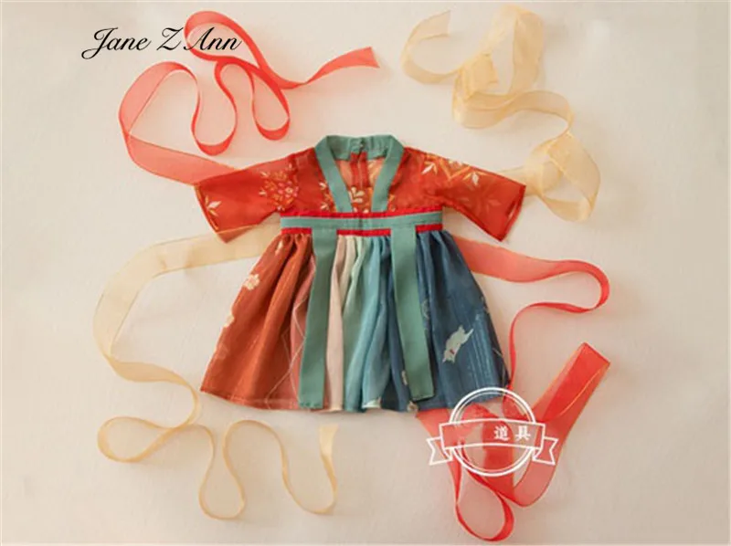 Dunhuang Feitian костюм Hanfu Tang сказочный парик Новорожденный ребенок Фотография