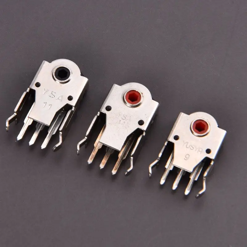 

2Pcs Highly Accurate Decoder 9mm/11mm Rotary Mouse Scroll Wheel Encoder Black/Red High Quality Hot