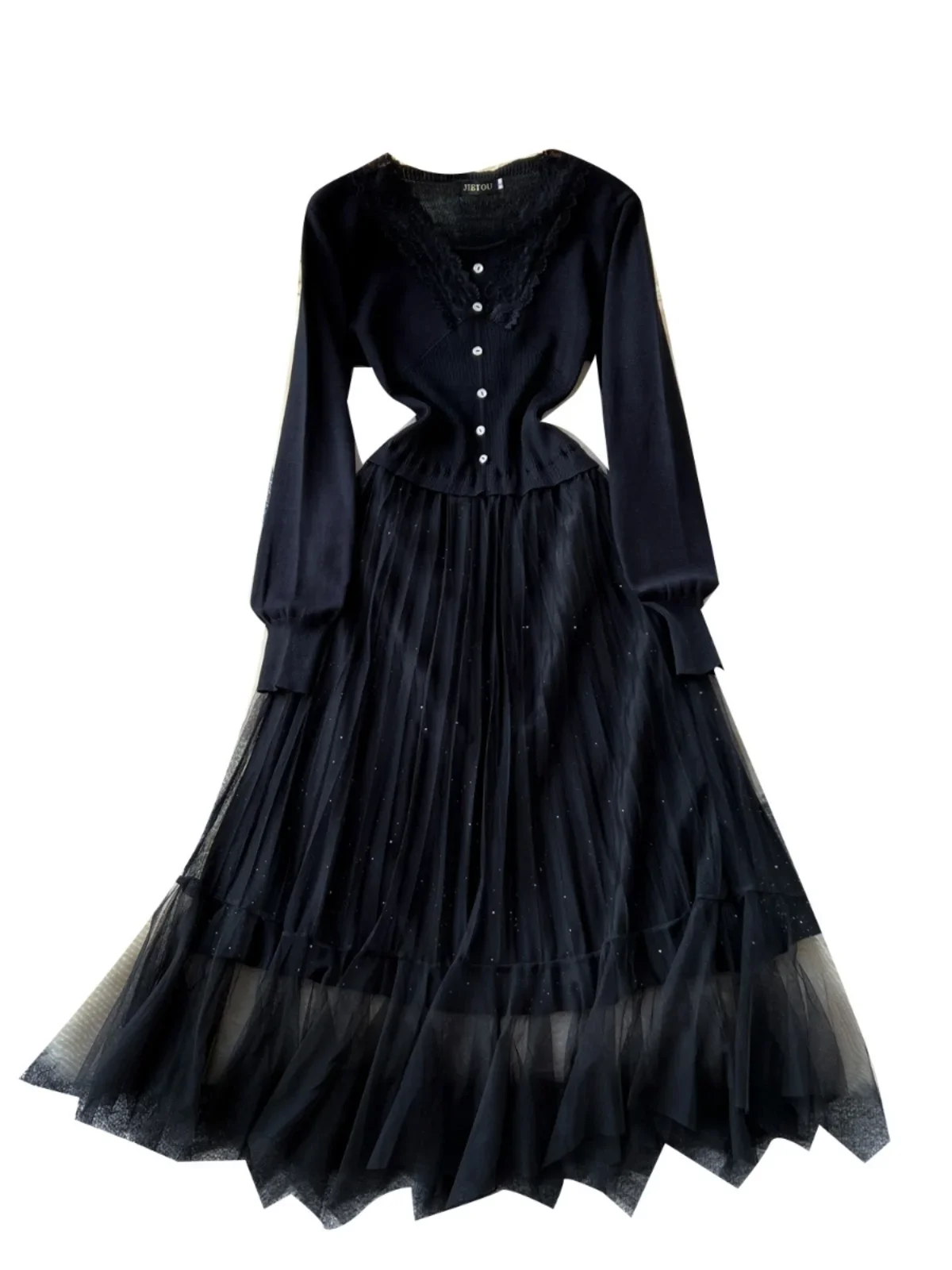 Gaganight женское платье во французском стиле Хепберн маленькое черное новинка