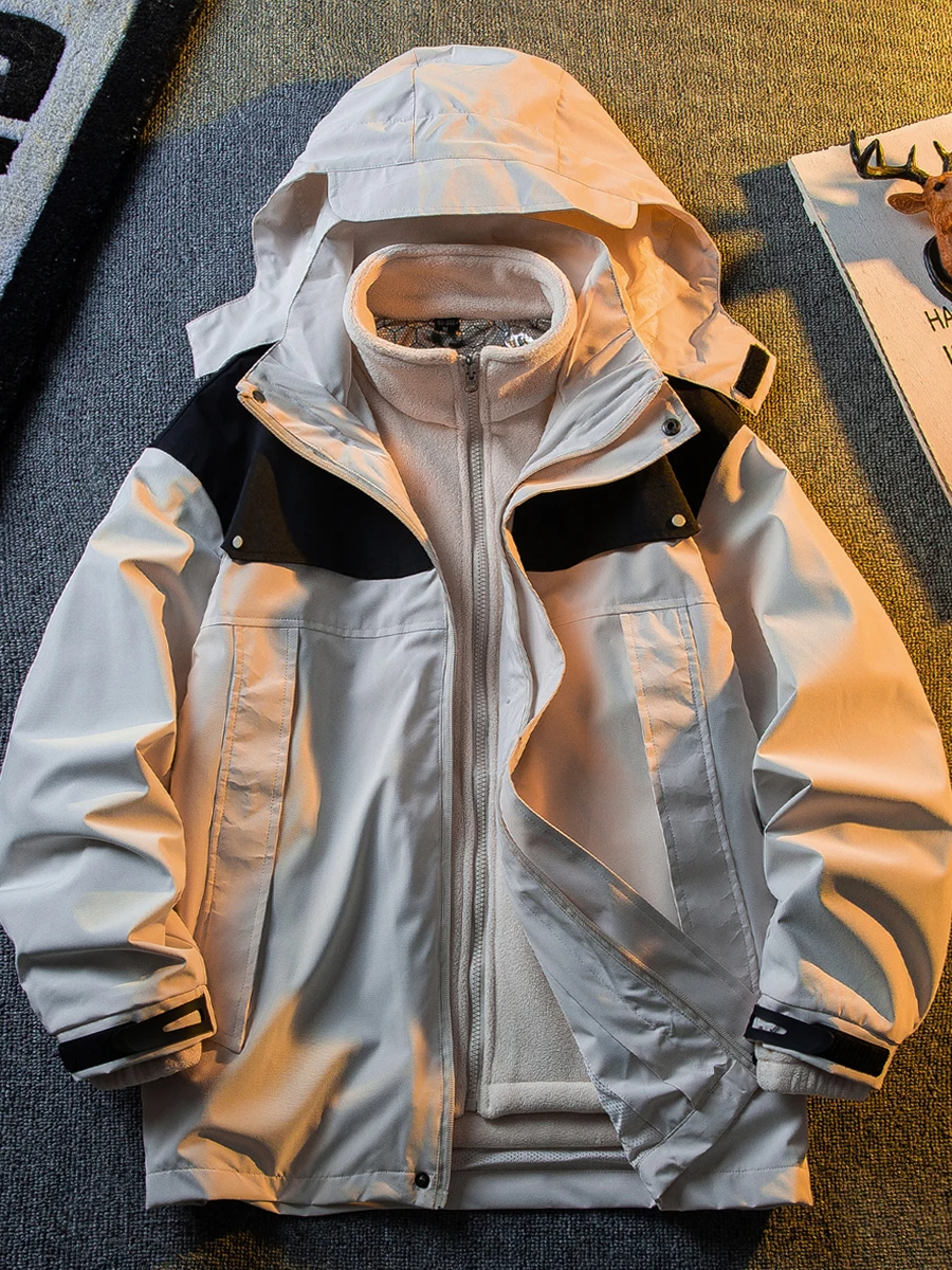 CP Mountain Уличная куртка три в одном Верхняя одежда Мужской осенне-зимний