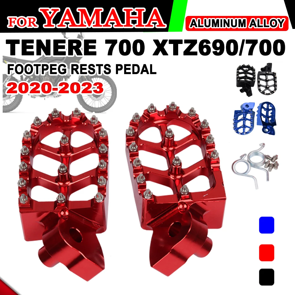 

Мотоциклетные аксессуары для YAMAHA TENERE 2023 XTZ XTZ690 XTZ700 XT700Z T700 T7 Rally 700, колышки для ног, педали для подножки, 2020