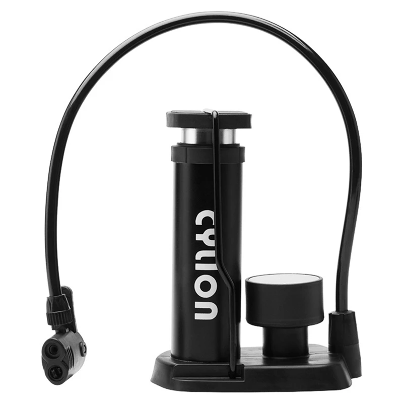 

CYLION MTB Road Bike Pump Bicycle Portable Ultra-Light Cycling Pump With Barometer Outdoor Sports High Pressure Pedal Pumps