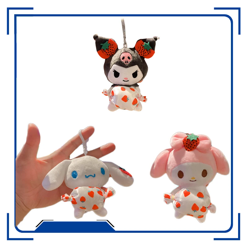 

Anime Kawaiisanrioed Kuromi Melody Cartoon School Bag Pendant Couple Cute Doll Bag Pendant Plush Jewelry Doll Doll Keychain Toy