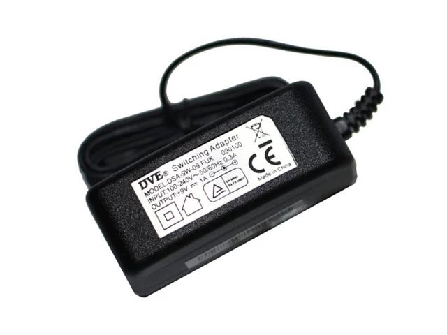

Laptop Adapter 9V 1A, Barrel 4.0/1.7mm, UK 3-Pin Plug, DSA-9W-09 FUK