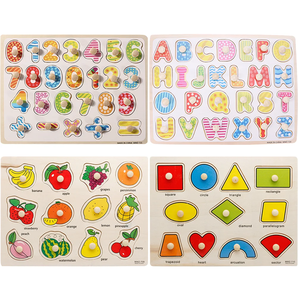 

Puzzle Learning Puzzles Toddlers Babies Peg 1-3 Personalized Preschool Board Educational Toys 3+ Year Old Block Wooden 2-4 Kids