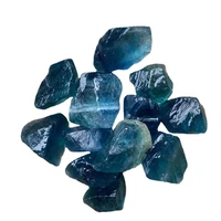 natural raw blue fluorite rough stone quartz crystals rock healing mineral aquarium home room decoration energy garden