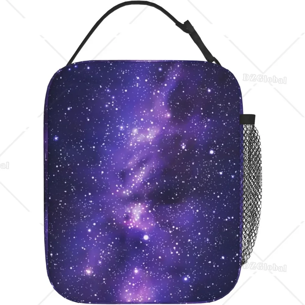 Изолированные сумки для обеда Звездное небо мужчин женщин мальчиков и девочек