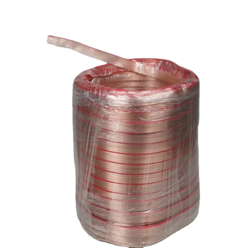 Hifi 10-жильный 20AWG 4N чистый красный медный плоский Rca Xlr кабель питания для «сделай сам» Hifi аудио продажа за метр