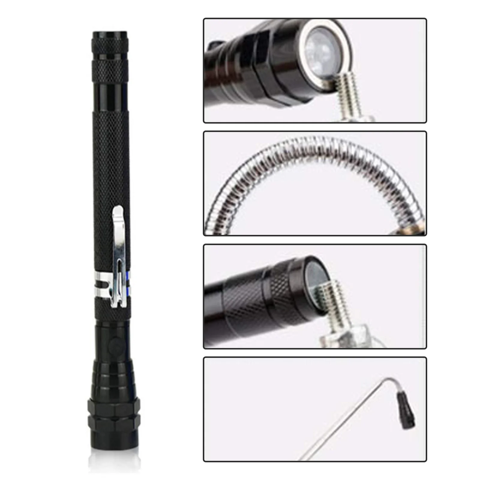 

Магнитный 3x светодиодный магнитный инструмент для захвата домашний Телескопический гибкий расширяемый светодиодный фонарик идеальные ме...