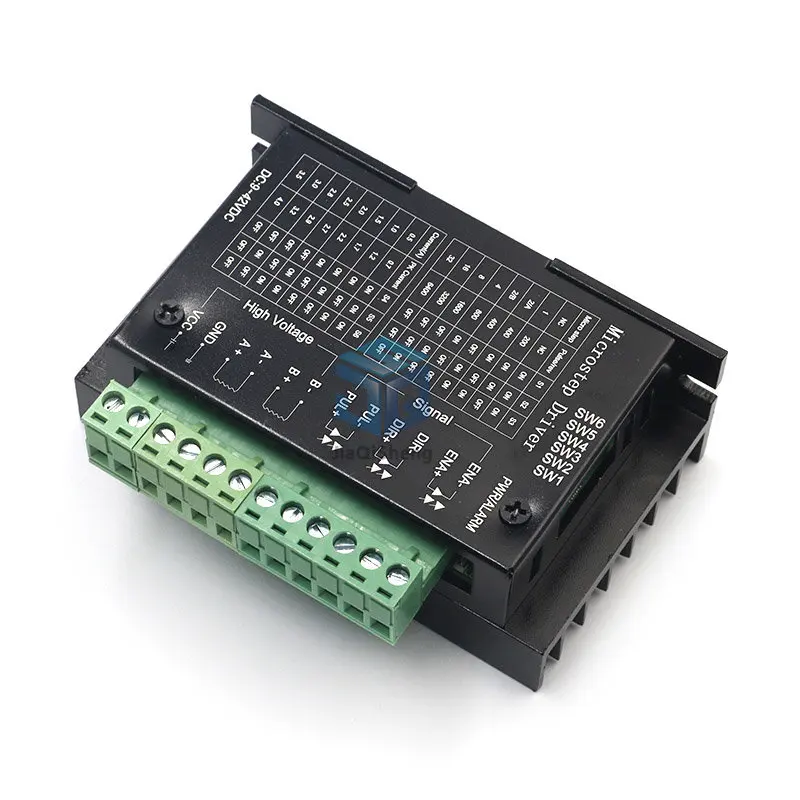 TB6600 Драйвер шагового двигателя 4A 9 ~ 42 в TTL 32 Micro-Step CNC 1 Ось Новый 2 или 4-фазный