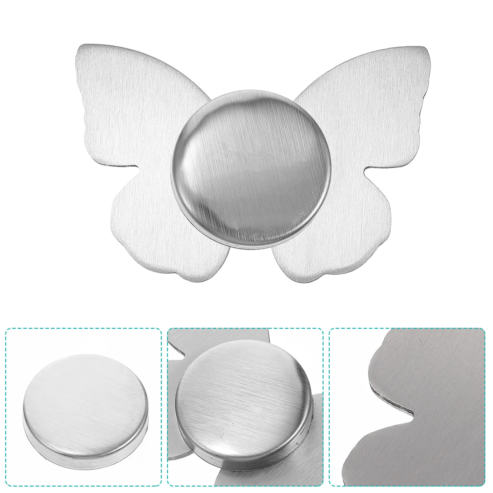 

4 PCS Magnetic Tablecloth Pendant Fixing Cover Fixed Pendants Stainless Steel Outdoor Tables Fixator Holder Decor