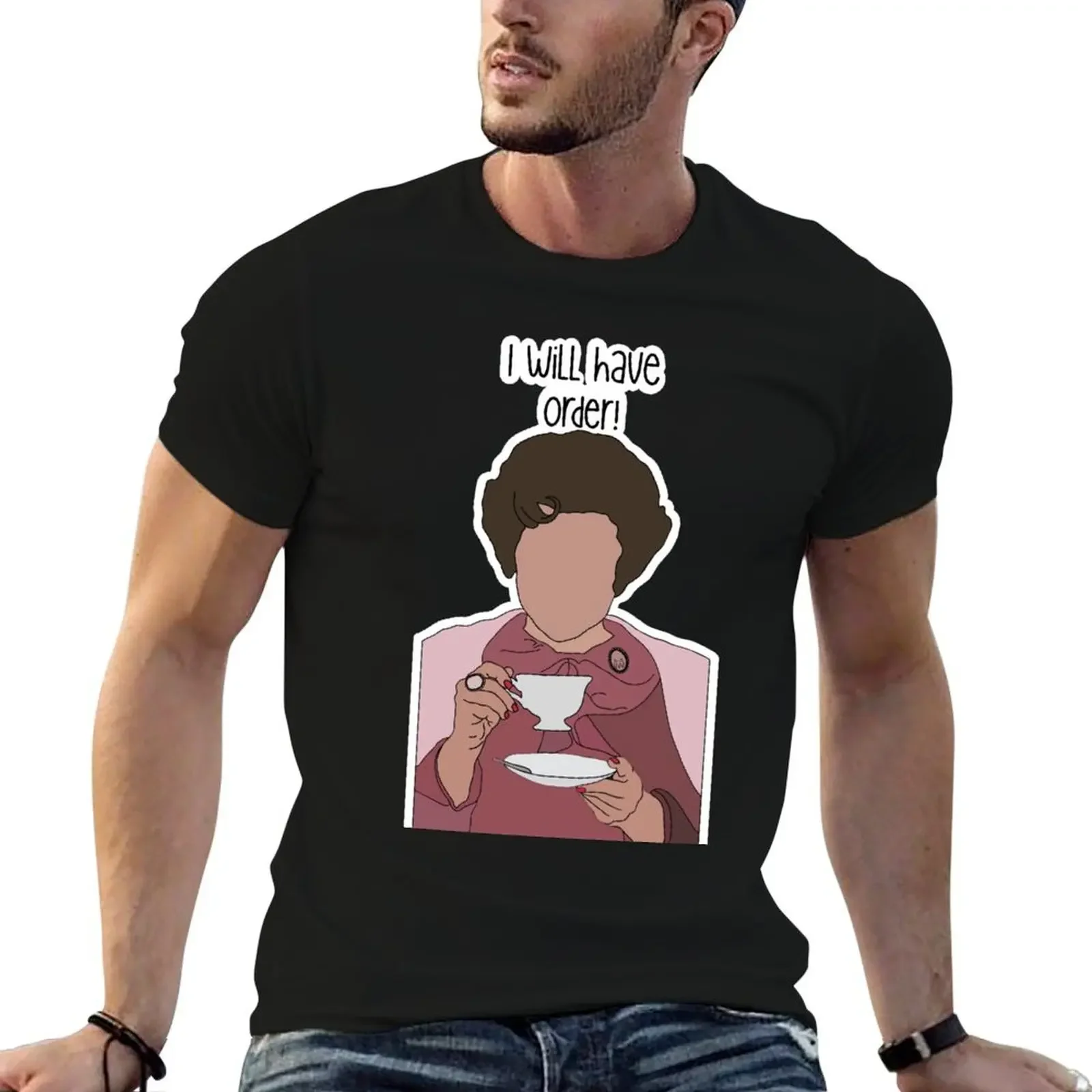 Футболка Dolores Umbridge I Will Have Order большие футболки с аниме мужские однотонные