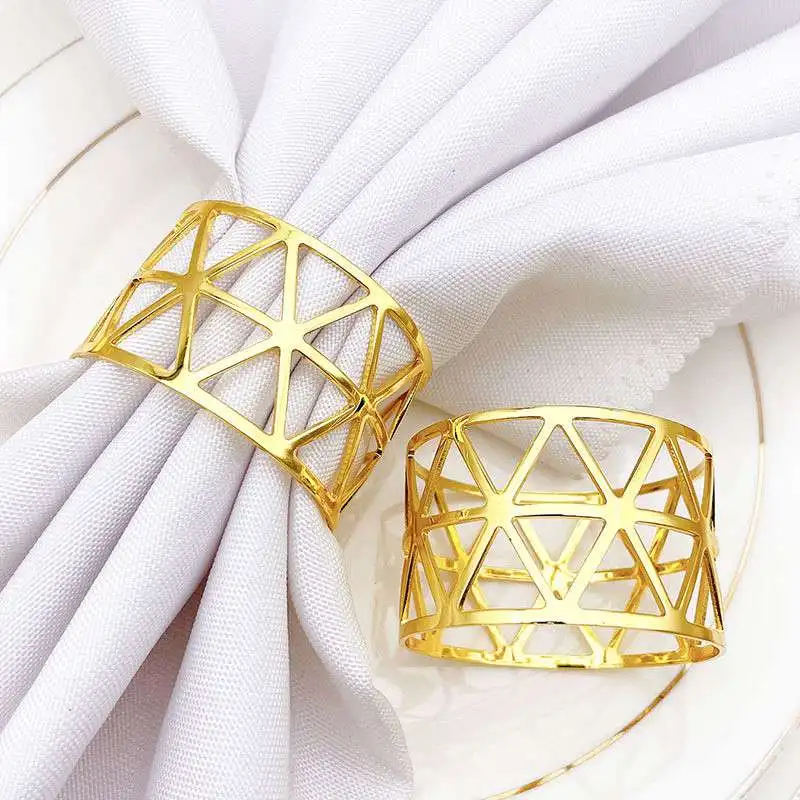 

Metal Napkin Buckle Hotel Western Restaurant Accessories Mouth Cloth Ring Napkin Ring