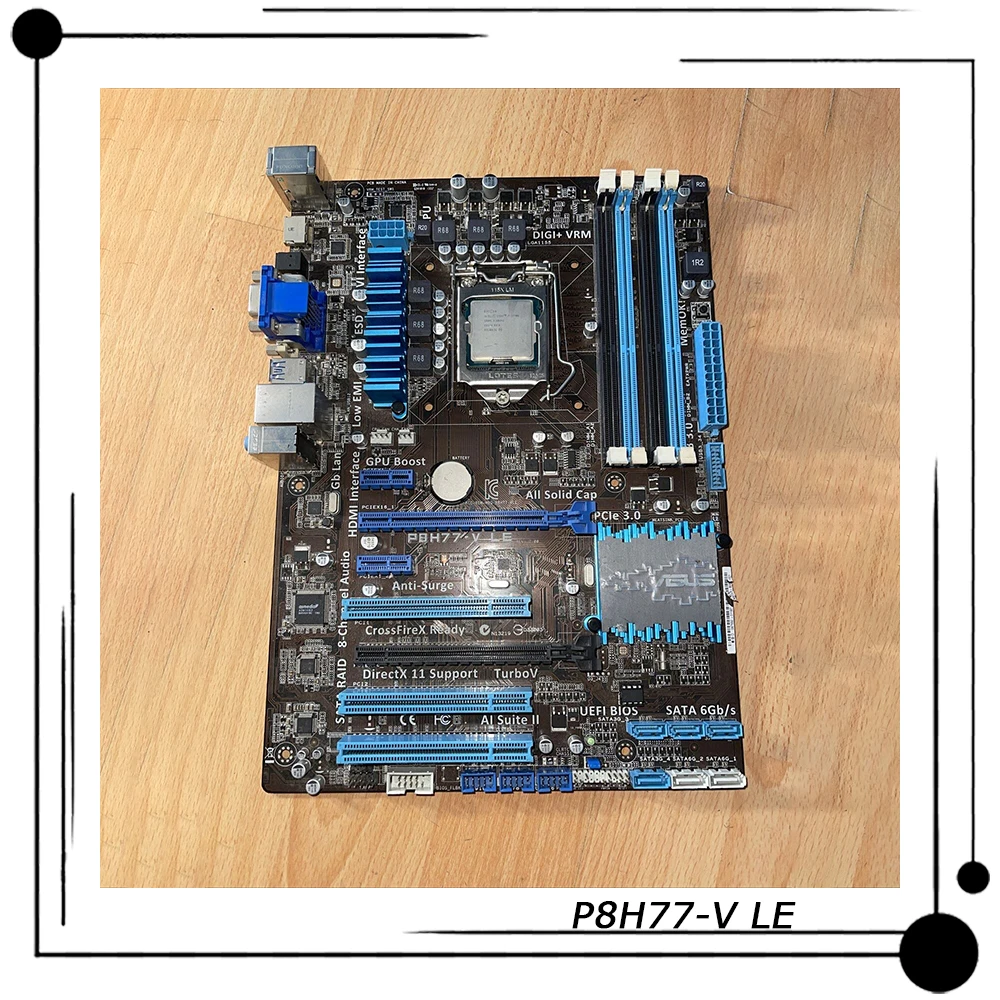 

P8H77-V LE для ASUS ATX материнская плата для настольного компьютера Intel H77 1155 поддержка Core i7/Core i5/Core i3/Celeron/Pentium 100% Протестировано Быстрая доставка