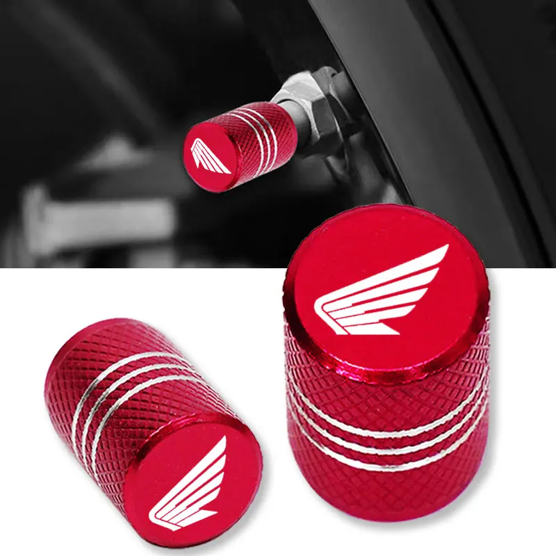 

For Honda CBR 125R 954 600 F4i 650F 650R 1100XX 1000F CBR 600RR 1000RR Motorcycle Wheel Tire Rim Valve Stem Caps Covers