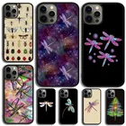 Чехол для телефона с изображением стрекозы Насекомого для iPhone SE 2020 X XR XS 11 12 13 Mini Pro MAX 6 7 8 Plus Galaxy S20 S21 Ultra