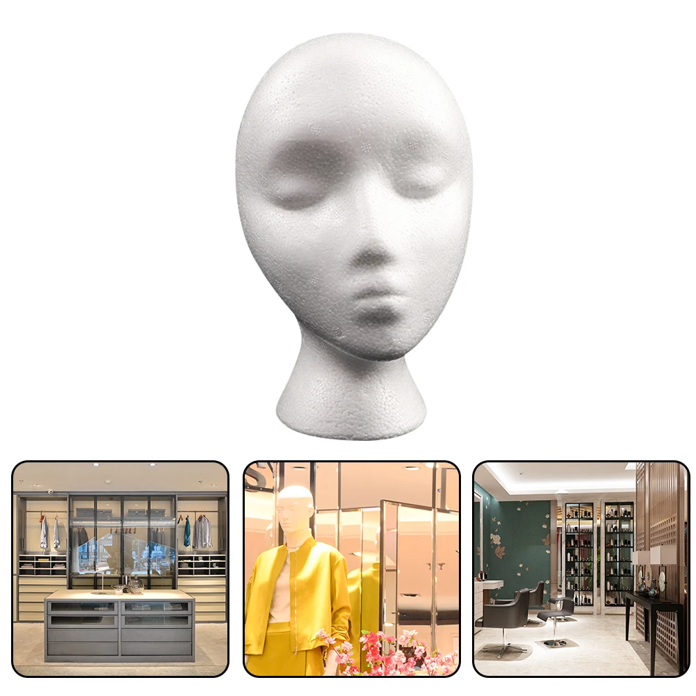 Женская модель из пенопласта практичный манекен пенопластовая голова