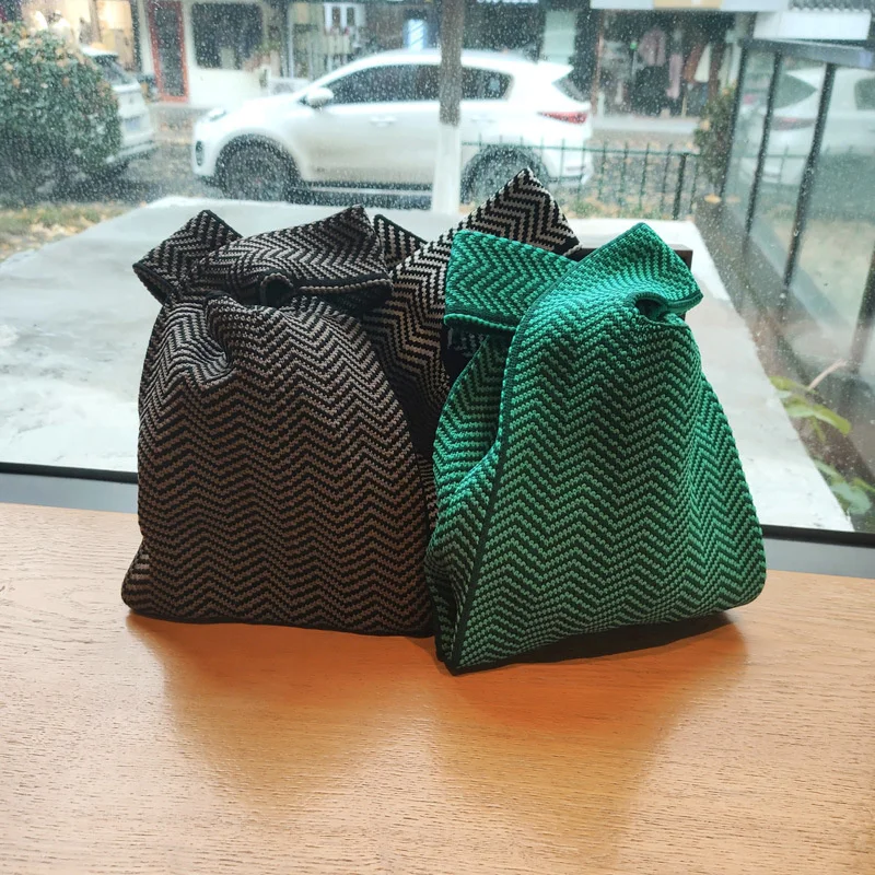 

Вязаная ткань, Женская сумочка, китайский дизайн, маленькая сумка для покупок, сумочки, шерстяные клетчатые тканевые Сумки для дам